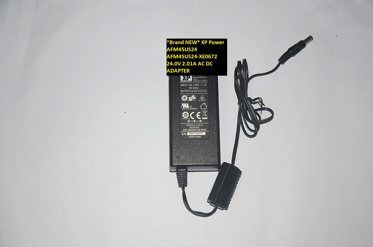 *Brand NEW* AFM45US24-XE0672 XP Power 24.0V 2.01A AFM45US24 AC DC ADAPTER